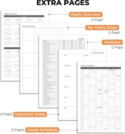 Academic Planner 2026-2027, July 2026-June 2027, Weekly & Monthly, 5.7 x 8.3, Hardcover Spiral-Bound - photo 5
