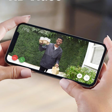 Ring Video Wired Doorbell (newest model), Home or business security, Two-Way Talk, advanced motion detection, HD camera and real-time alerts to monitor your front door (wiring required)