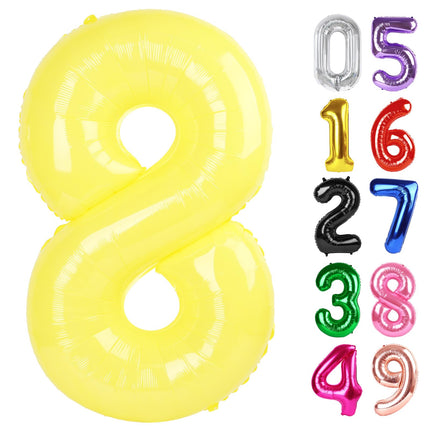 Gold 1 Balloon - Number Balloon 40 Inch, 1st Gold Birthday Decorations