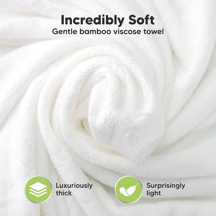 KeaBabies Hooded Baby Towel for Newborn - Viscose Derived from Bamboo Large Baby Bath Towels with Hood for Boys, Girls, Toddler, Extra Absorbent & Soft Newborn Bath Essentials(Duck, Regular)