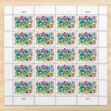 Celebration Blooms (Sheet of 20) Forever Postage Stamps Scott #5849