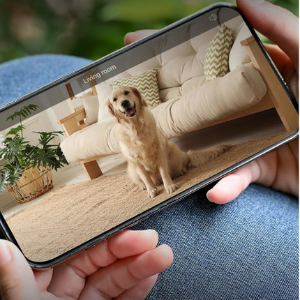 Mini 2K+ (newest model) – Plug-in Home & Pet Indoor Security Camera with 2K video resolution, night vision, enhanced audio, motion detection – 1 camera (White)