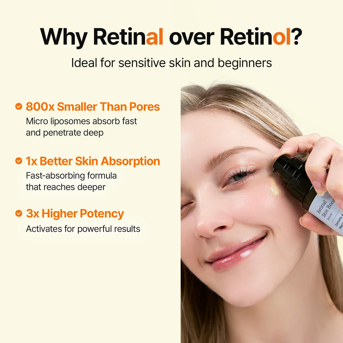 Retinal Skin Booster Serum with Retinaldehyde and Niacinamide, 5.07 fl oz - photo 5