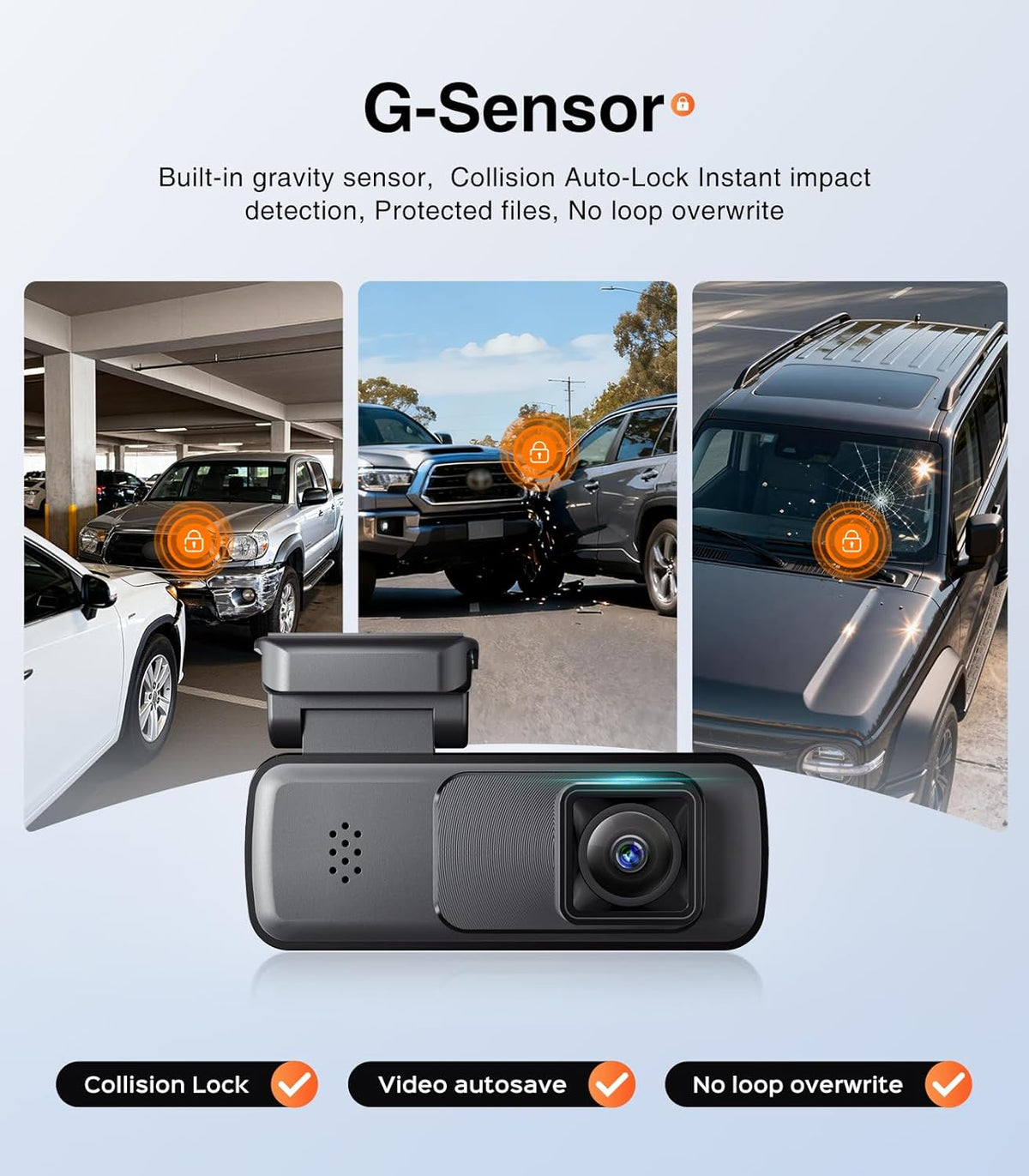 Front Dashcam for Cars, Mini 2K Dash Camera, Dash Cam Built-in WiFi - photo 4