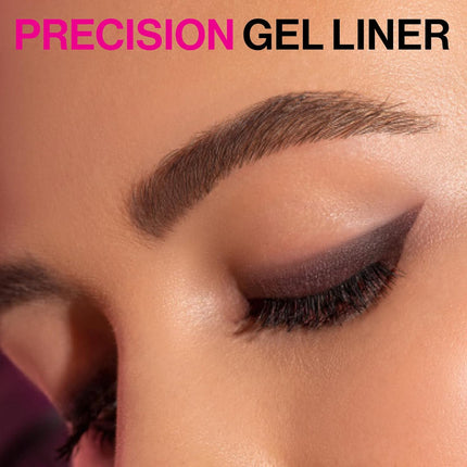 wet n wild Mega Last Breakup Proof Retractable Eyeliner - Ultra-Fine Brush, Waterproof,16-Hour Long-Lasting Wear - Cruelty-Free & Vegan - Black