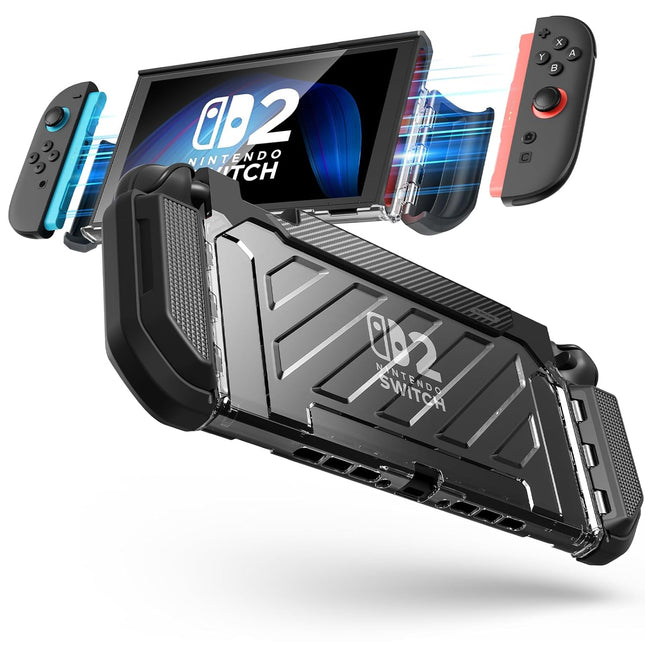 Case for Nintendo Switch 2 2025, [Military-Grade Protection] [Magnetic Joy Con Controllers Friendly] Dockable