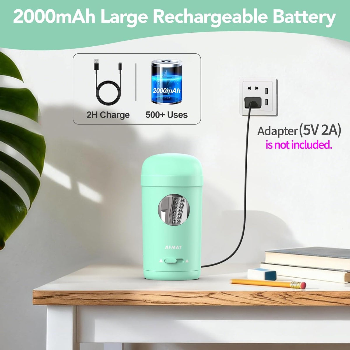 Electric Pencil Sharpener, Fully Automatic Pencil Sharpener - photo 5
