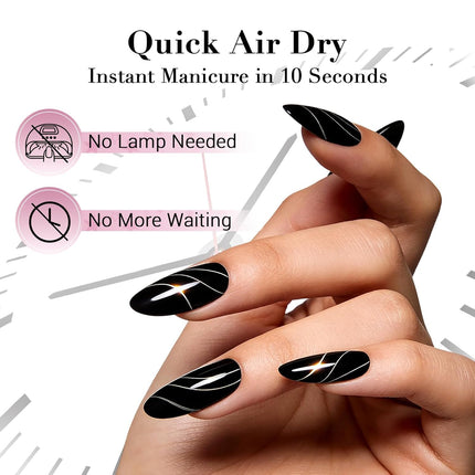 GLAMERMAID Super Strong Nail Glue for Press On Nails, Fast Drying Brush On Glue for Nail Tips & Acrylic Fake Nails, Long-Lasting, Maximum Strength, Mess-Free 15ml