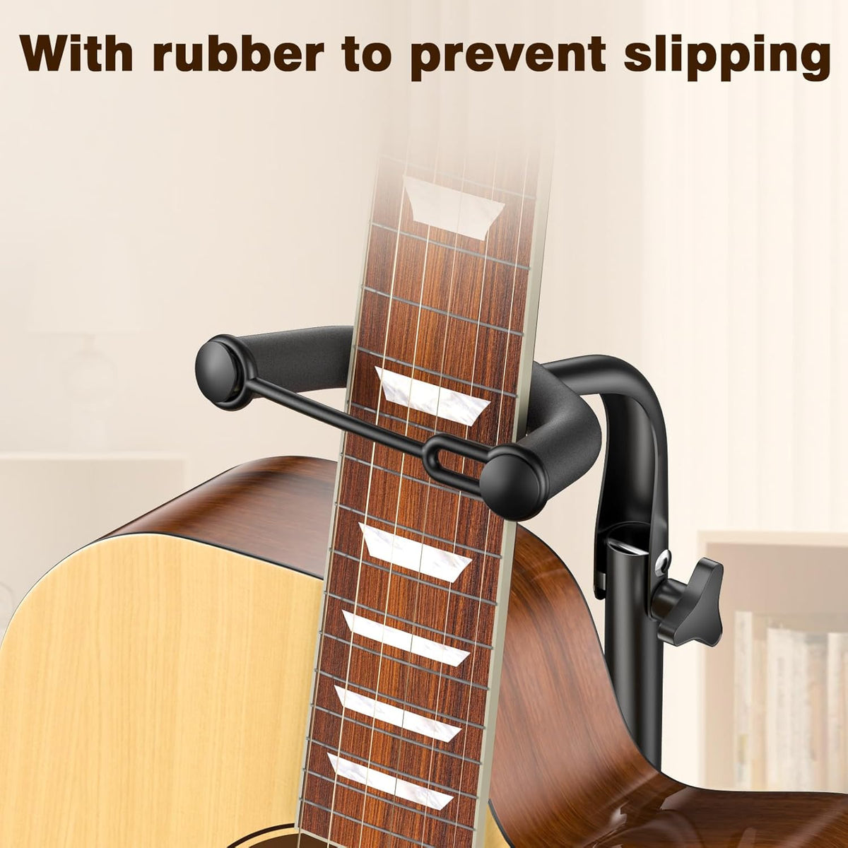 Guitar Stand, Height Adjustable Foldable Guitar Stand with Secure - photo 5