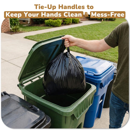 Dog Poop Bags with Handles Compatible with Arm and Hammer Pooper Scooper