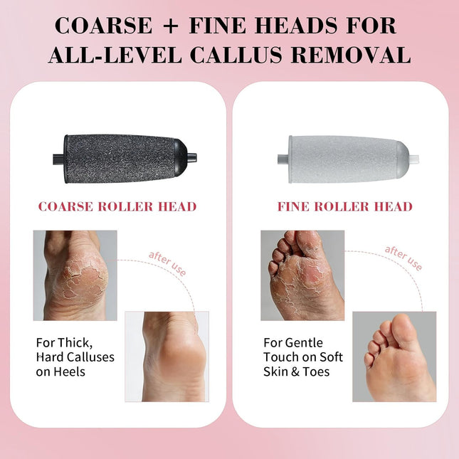 Electric Foot Callus Remover, Rechargeable Foot File Pedicure Kit