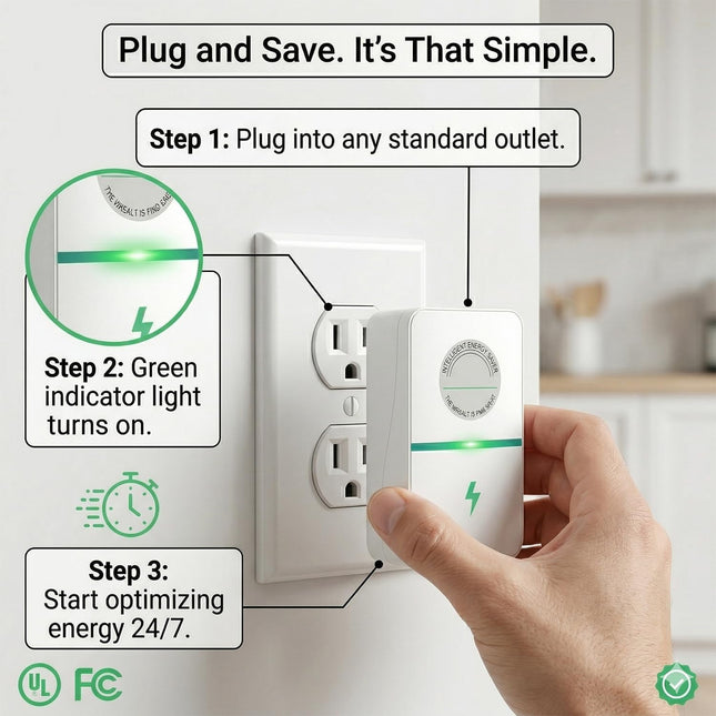 2026 New Power Factor Saver Plug in, Power Plug Pro Energy Saver