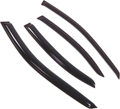 Outside Mount Black Tinted Window Vent Visors for C240 C320 C230 2001-2007, 4-Piece Set