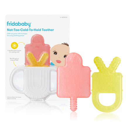 Silicone Teething Toys, 4-in-1 Teether for Babies & Infants