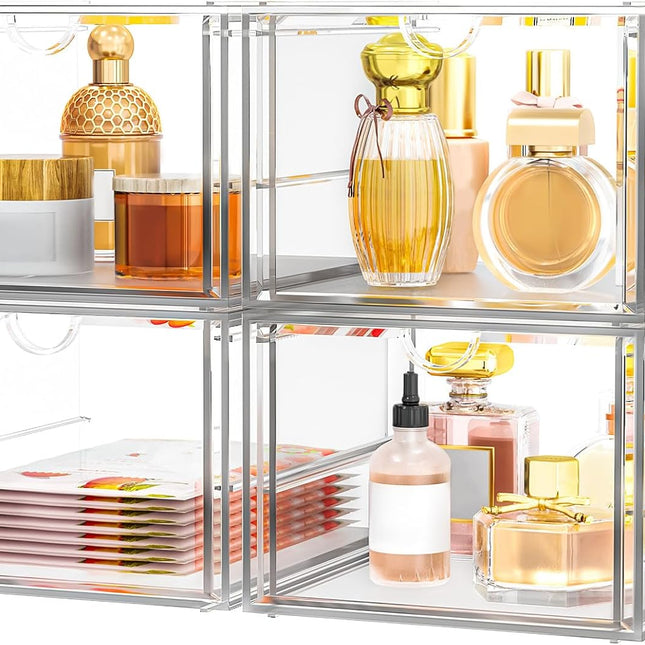 Versatile Acrylic Makeup Organizer, Drawer Organizer