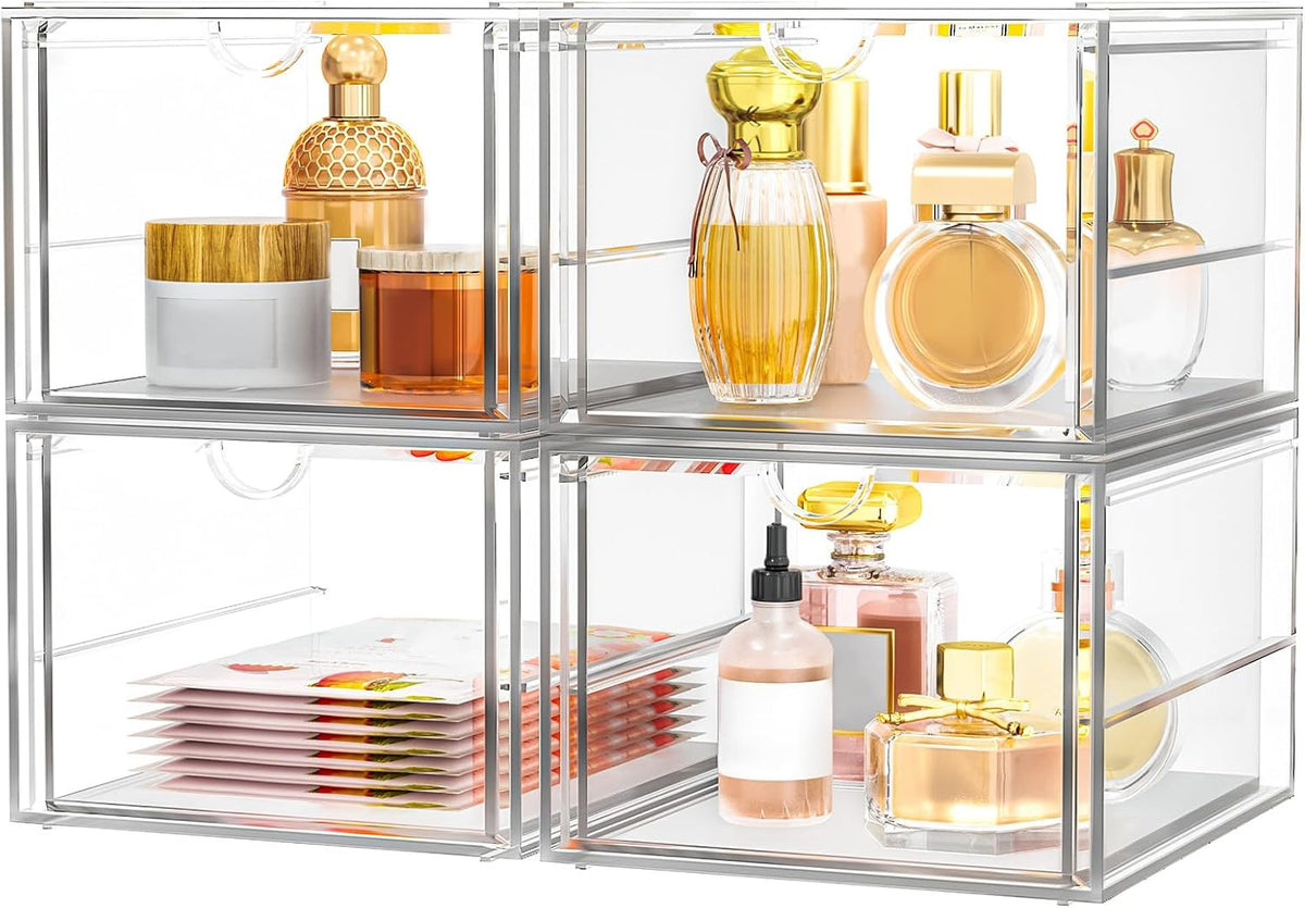 Versatile Acrylic Makeup Organizer, Drawer Organizer