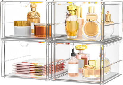 Versatile Acrylic Makeup Organizer, Drawer Organizer