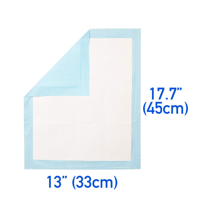 (100 Pads) Ultra Absorbency Pet Toilet Training Pads 18" x 13" Moisture Locking Technology Turns Liquid into Gel - for Rabbits and Guinea Pigs