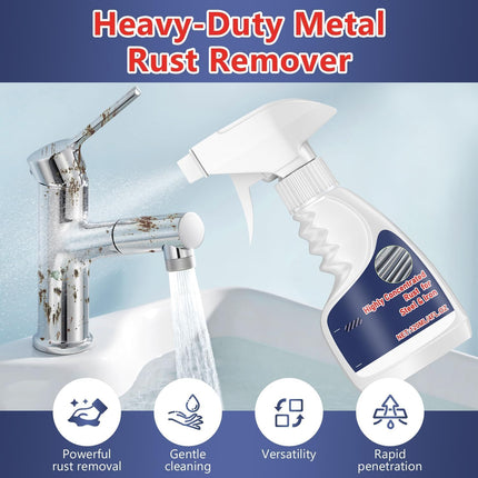 2Pcs Meigline Rust Remover, Highly Concentrated Steel Rust Remover, 2026 Upgraded Multipurpose Rust Remover Spray for Metal, for Tools, Stainless Steel, Automotive Parts, Fast Acting Rust