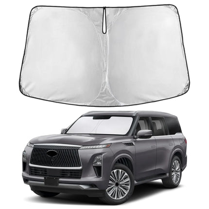Car Front Windshield Sun Shade, Foldable Window Shade for SUVs