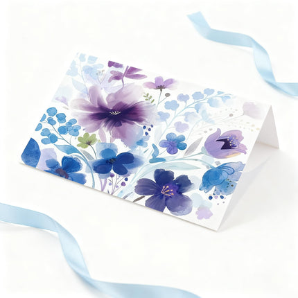 100 Pack Blank Cards and Envelopes, 3.5 x 5 Inch Watercolor Flowers Blank Greeting Cards, Note Cards Blank Inside, Invitation Cards, Blank Cards for All Occasions Bulk