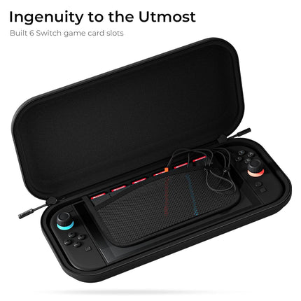COOWPS for Nintendo Switch 2 Carrying Case 2025, Includes All-In-One Case and Slim Cases, Game Card Slots, Portable Full Protection Travel Storage Bag for Switch 2 Console Pro Controller Accessories