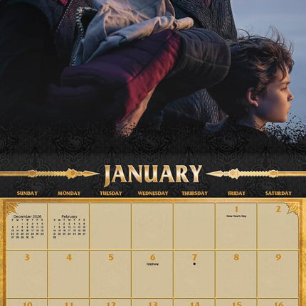 2027 Game of Thrones - House of the Dragon Wall Calendar