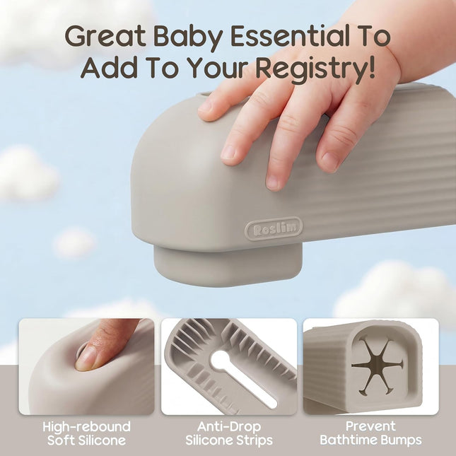 Silicone Baby Bathtub Spout Cover, Upgraded Faucet Protector for Kids