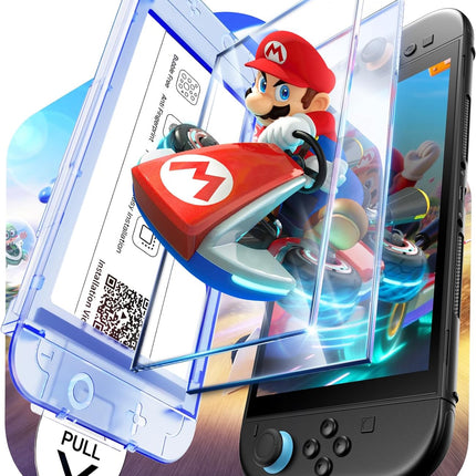 Screen Protector for Switch 2, 10H Military Grade Protection Tempered Glass with Eye Protection for Nintendo, [2026 Upgrade] Auto-Align & Auto-Dust Kit, Ultra-Durable, HD Clear, Full Coverage, 2 Pack