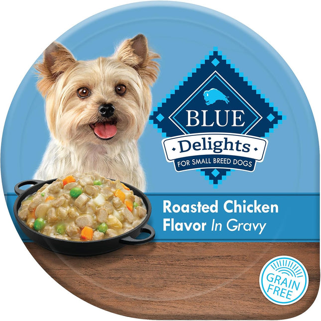 Small Breed Natural Wet Dog Food, Rotisserie Chicken Flavor in Gravy, 3.5-oz Cups, 12 Count