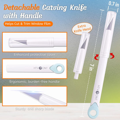 Window Film Kit - 4 Pcs Window Privacy Film Installation Tools, Easy to Apply Glass & Car Windows Tint - photo 5