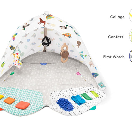 LOVEVERY, Play Space Cover (First Words), Limited Edition for Play Gym, Cozy Hideaway and Toddler Fort