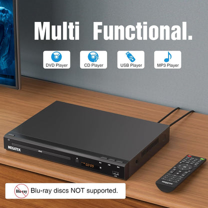 Region-Free HDMI DVD Player for TV with USB Port - photo 2