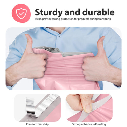 Bolsas de envío Poly Mailers 14.5x19 Inch 50pc para pequeñas empresas rosa
