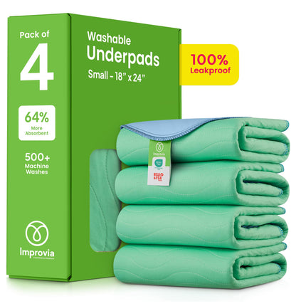 Washable Underpads, Heavy Absorbency Reusable Incontinence Pads