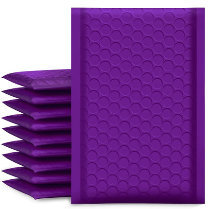 Sobres acolchados con burbujas 4x8" negros, paquete de 50, tamaño útil 4x7" sobres acolchados