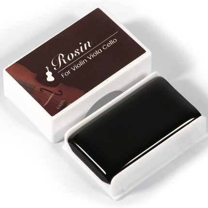Rosin, Violin Rosin [6 Pack] Cello Viola Rosin for Violin Bow, Dark Low Dust Resin, Violin Accessories by Dulphee