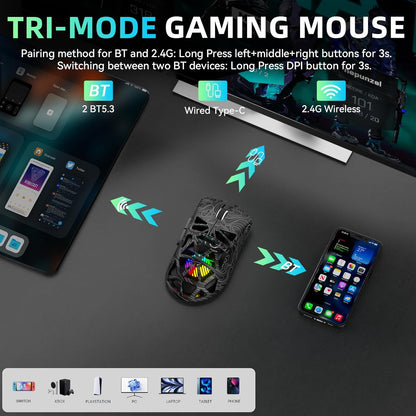 Tri-Mode Wireless Gaming Mouse - photo 3