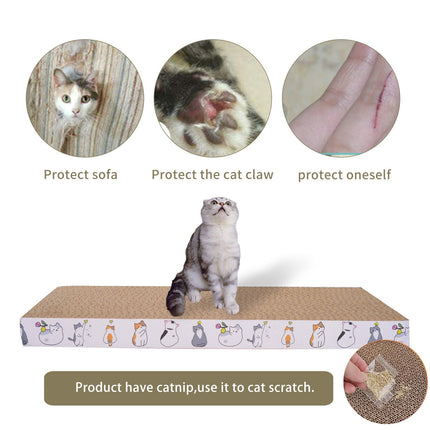5 Packs cat Scratcher Toys Reversible Scratching Post Board for Indoor Cats Cardboard pad Sleep Play and Grind Claws