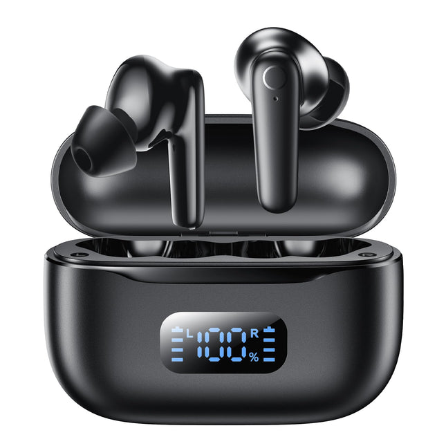 LED Display Wireless Earbuds Bluetooth 5.4 in Ear Headphones