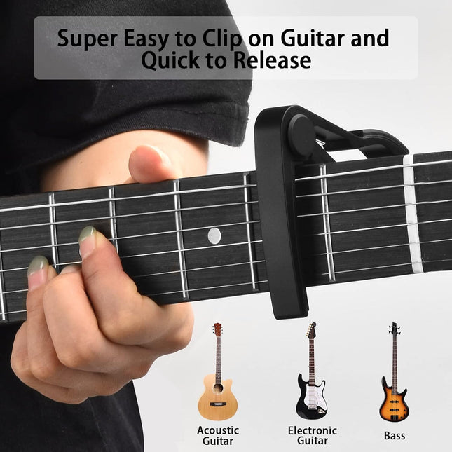 Guitar Tuner Clip-on, Multi-Instrument, Buzz-Free