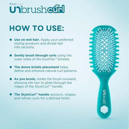 FHI Heat UNbrush Curl Collection for Pain-Free Brushing and Curl Enhancing Styling for Curly Hair Types