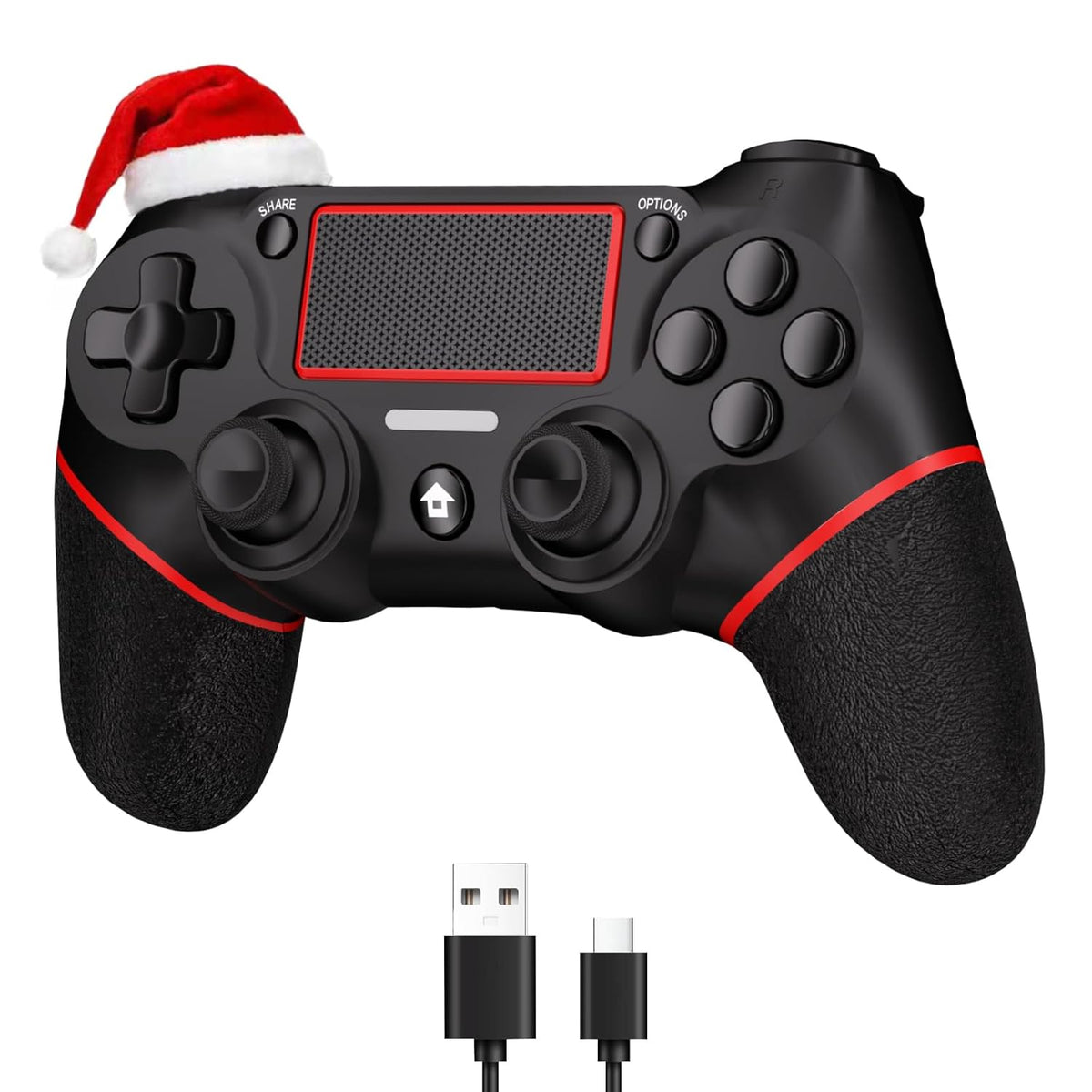 Wireless Controller for Ps4 Romote Compatible with Ps4/Slim/Pro/Windows PC, Controller for Ps4 with 3.5mm Audio Jack