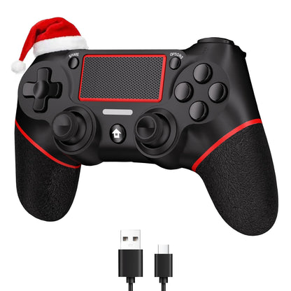 Wireless Controller for Ps4 Romote Compatible with Ps4/Slim/Pro/Windows PC, Controller for Ps4 with 3.5mm Audio Jack