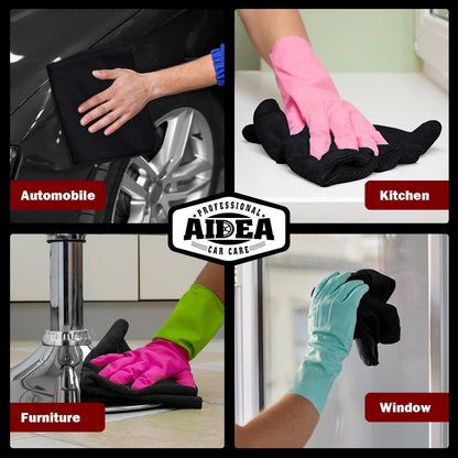 Microfiber Cleaning Cloths for Cars, Premium All-Purpose Car Towels - photo 5
