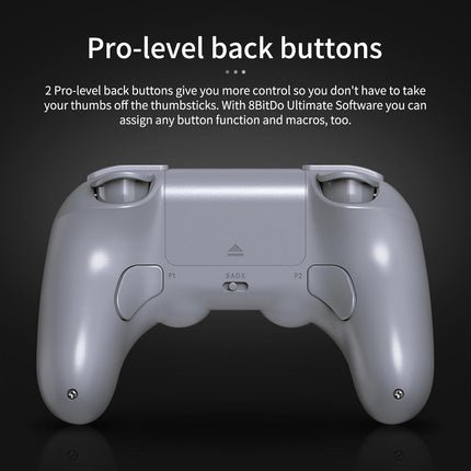 AKNES 8Bitdo Pro 2 Bluetooth Controller, Hall Effect Joystick Update, Gaming Controller Compatible with Apple, Switch, Windows, Steam Deck, Android and Raspberry Pi