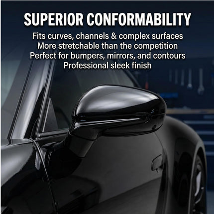 3M 2080 Series Matte Black (M12) Vinyl Wrap Film - 5ft x 1ft - 5 sq ft - Dual Cast Bubble Free Air Release Technology - Professional Grade Automotive Vinyl
