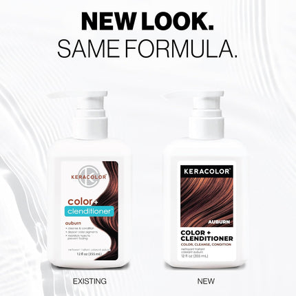 3-in-1 Color-Depositing Conditioner, Gently Cleanses & Conditions, Semi-Permanent Hair Color, 23 Shades, 12 Fl Oz