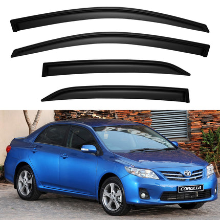 Window Visors Rain Guards for Toyota Corolla 2009-2013 Sedan