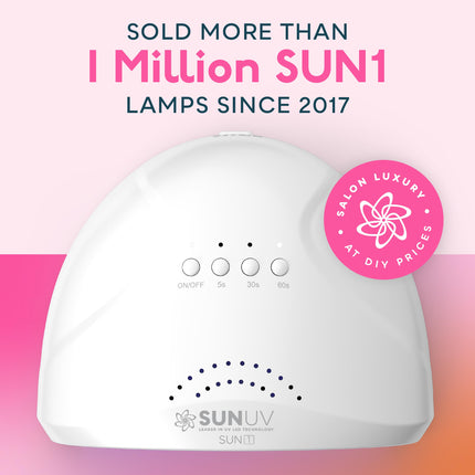 Lámpara de uñas UV LED, luz en gel para esmalte de uñas, secador UV SUNONE White